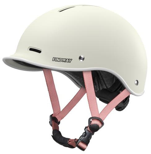 Findway Fahrradhelm, Fahrradhelm Damen und Herren,Radhelm für Stadtverkehr &Pendler, Bietet Schutz beim Rennradfahren,Skaten & E-Bike-Fahren, mit 14 Belüftungskanäle Cityhelm Einstellbare Fahrradhelme