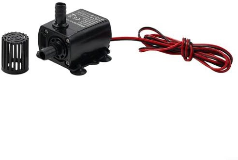 Mini pompe submersible sans balais DC 12 V 4,8 W, pompe centrifuge, 280 l/h, aquarium jardin, réservoir à poissons, fontaine à eau, buse de divertissement