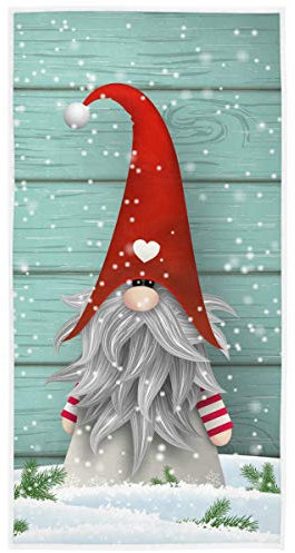 Weich Handtuch Weihnachtswichtel Gästetuch Premium Sporthandtuch für Strand Männer Hotel 40X70cm