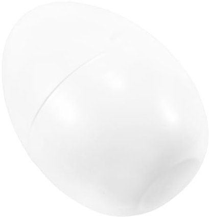 Mobestech Jumbo Empty Fillable Easter Egg Plastic Raffle Egg for Party Favor Decoration Fun Prize Draw Smooth Openable Easter Eggshell