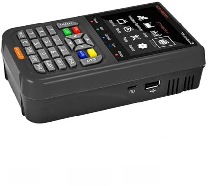 TIEOAXFT V8 Finder2 Buscador de satélite Digital FTA DVB-S/S2/S2X Detector de señal Receptor Pantalla LCD for Ajuste de Antena parabólica(Finder2 with Bag)