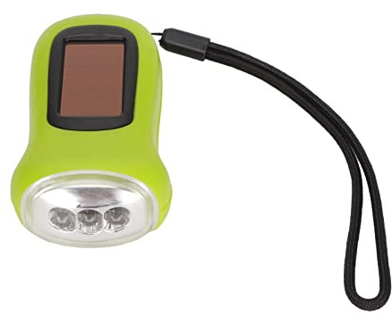 KIMISS Lampe de Poche LED Rechargeable à la Manivelle à la Main - Dynamo d'urgence avec 3 Lumières LED Lumineuses Camping, Extérieur et Voiture