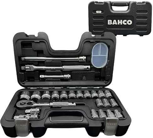 Bahco S240 Black 24 Piece 1/2 Drive Socket Set 10-32mm - Limited Edition