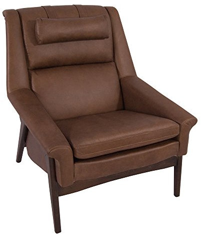 Vintage Line Lehnsessel Seacroft Chocolate Brown Ledersessel Echtleder Loungesessel Leder Sessel