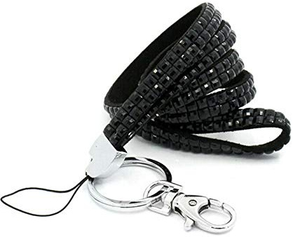 BE-TOOL Lanyard Strap Bling Strass (Breakaway) Lanyards für ID Karte & Schlüssel Badge Holder Phone Cases USB Halter Memory Stick Halter 8 Farben