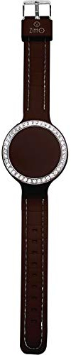 ZITTO Diva Petite Horloge numérique en Silicone Brun COFFEECHIC-Mini-NB