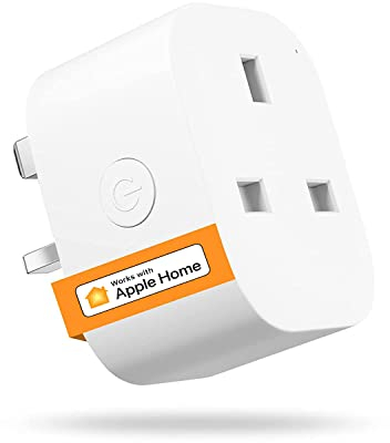 Smart Plug Works with Alexa, Apple HomeKit Siri, Google Home - Refoss Wifi Plug Alexa Smart Sockets Support App Remote Control, Voice Control, Timer, Offline Control, 13A, No Hub Required - 1 Pack