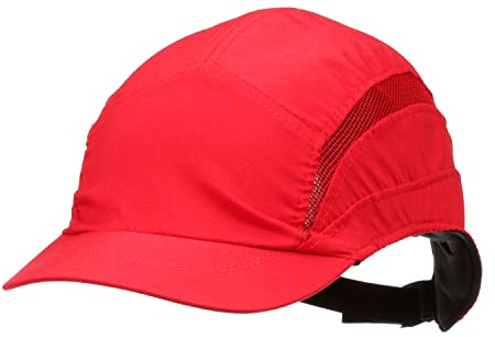 3M™ First Base™ 3 Casquette antiheurt 2030616, Classic, rouge, visière réduite, 55 mm
