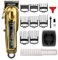 Wahl 5 Star Cordless Magic Clip in Gold, Professional Hair Clippers, Pro Haircutting Kit, Clippers for Blunt Cuts, Adjustable Taper Lever, Crunch Blade, Cordless, Lightweight, Barbers Supplies