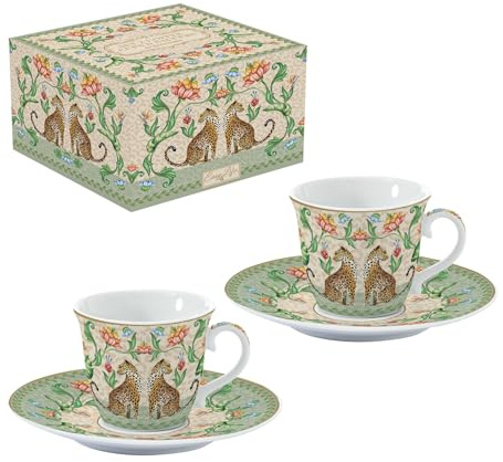 Easy Life COFFRET 2 TASSES A CAFE 8CL EN PORCELAINE