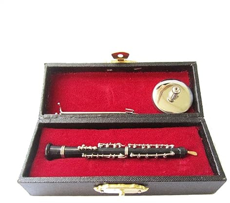 7,5 cm Mini-Oboe-Musikinstrument-Modell, Miniatur-Oboe, Kunsthandwerk, Dekorative Ornamente Musikinstrument Wohnkultur Ornamente