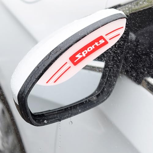 MMDOCO 2 Stück Universal Auto Rückspiegel Regenschutz, Seitenspiegel Regenschutz, Auto Rückspiegel Regenschutz, mit Klebestreifen, Seitenspiegel Regenschutz, für die meisten Autos