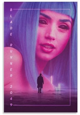 Voliko Filmposter Blade Runner 2049, coole Kunstwerke, Gemälde, Wandkunst, Leinwanddrucke, hängende Bilder, Poster, 40 x 60 cm