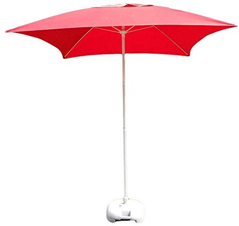 OWOHYG Sonnenschirm Gartenschirm Sonnenschirm 2M/6.6' Außenterrasse Quadratischer Gartentischschirm Für Den Außenbereich Hof Strand Kommerzielle Veranstaltung Markt, Schwimmbads