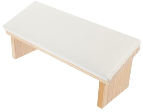 FRCOLOR Nagelkissen Handauflage mit Holzsockel Nagelarmauflage für Den Salongebrauch