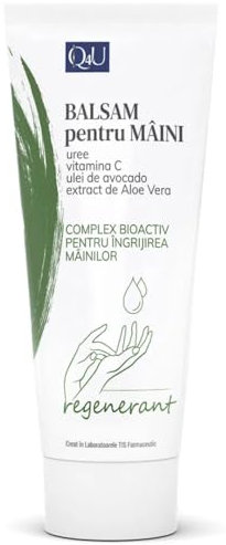 TIS Balsam - Handcreme mit Harnstoff 100 ml - Anti-Aging-Creme, ultra-regenerierende Creme, trockene rissige Haut, Hände mit Neigung zu reizender allergischer Dermatitis - Vitamin C, Avocado, Aloe