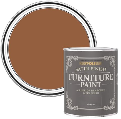 Rust-Oleum Furniture Paint in Satin Finish - Terracotta 750ml