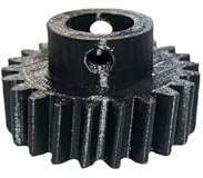Ingranaggio Rinforzato in Nylon per Mola da Banco compatibile Parkside, Smerigliatrice PNTS 250 A1