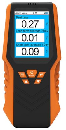 Rersduyt Monitor The Average Value of Air Radon Monitoring Radon Gas Concentration Handheld Analytical Tool Air Historical Average Radon Gas Detector