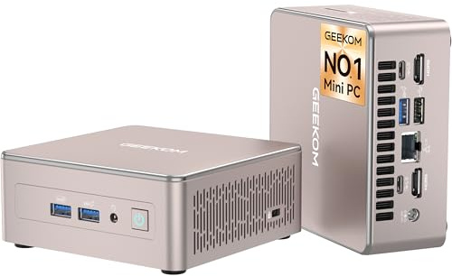 GEEKOM A5 Mini PC, AMD Ryzen 5 7430U, 16GB Upgradable RAM, 1TB SSD