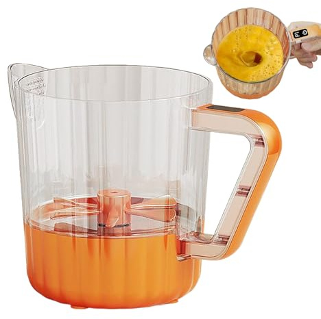 Yhsioaklo Taza agitadora eléctrica, batidor automático de huevos, herramienta eléctrica de batido de cocina para mostrador, apartamento, hogar, hotel, casa de campo