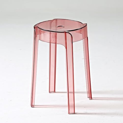 Duschhocker aus Acryl, stabil, wasserdicht, stapelbares Design für Badezimmer, Küche, Schlafzimmer Komfort