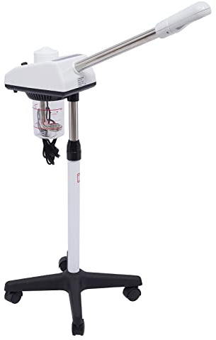 Gesichtsdampfer Vertikaler Facial Gesichtssauna Höheneinstellbar Bedampfer Gesicht Steamer mit Timing,für Schönheitssalons, Familien, Spa, Salon