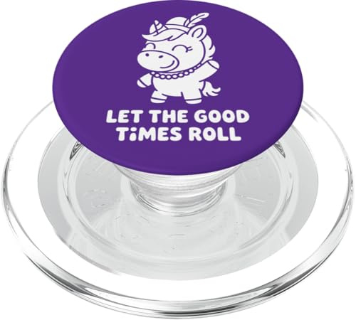 Let The Good Times Roll Unicorno PopSockets PopGrip per MagSafe