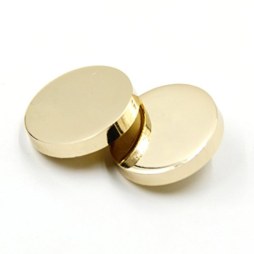 Anjing Metallknopf, flach, Näharbeit, Hemd, Mantel, Anzug, Hose, 10 Stück, gold, 12.5mm