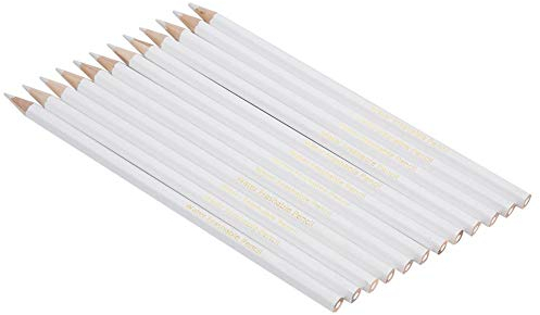 Markierungsbleistift, wasserlöslicher Bleistift 12PCS weißes nähendes Markierungsbleistift-Schneiderpraktisches Werkzeug,Sonstiges Näh- und Stickzubehör
