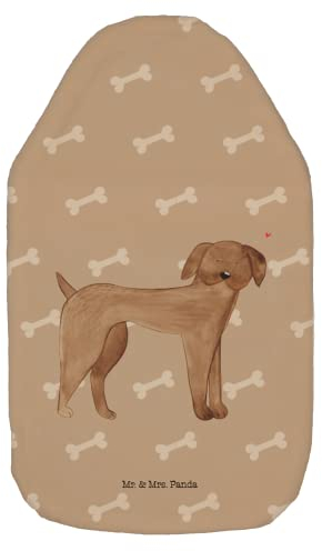 Mr. & Mrs. Panda Wärmflasche Hund Dogge - Geschenk, Kleine Wärmflasche, Wärmflaschenbezug, Vierbeiner, Great Dane, Hunderasse, Herz, Körnerkissen,