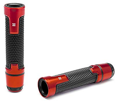 Motorrad Griffe & Stange Enden Für 22mm Stangen - Gebrannte Orange - Eloxiertes Aluminium
