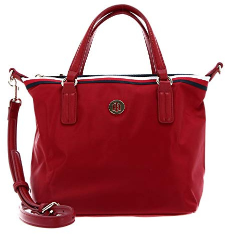 Tommy Hilfiger Damen Poppy Small Tote Corp Bags, Einheitsgröße, Corp Arizona Red, One Size