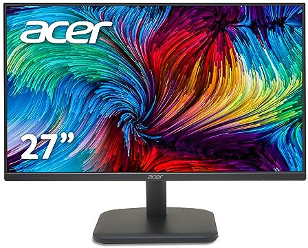 Acer EK271 27-inch Monitor - VA Panel, 1920 x 1080, 1ms, 100Hz, FreeSync, HDMI, VGA