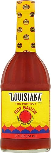 Louisiana Hot Sauce 354ml - Popular 12oz American Sauce - Hot Chilli Sauce - US IMPORT - (Pack of 1)