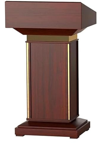 EYPKPL Rednerpult Massivholz-Podium, transparent, hochwertige Vintage-Rednerpulte, zuverlässiger und erschwinglicher Podiumsständer, stabile und gut verarbeitete Kanzeln Benutzen Sie es überall