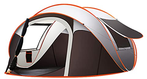 RajoNN Campingzelt, Pop-Up-Zelt, vollautomatisches, kompaktes Kuppelzelt mit Tragetasche, ideal für Camping, Garten, Wandern, leichtes Familienzelt, selbstfahrendes Strandzelt