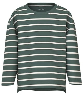 Name IT pojkar Nmmvoby Ls RLX topp långärmad tröja, Mörk skog, 104