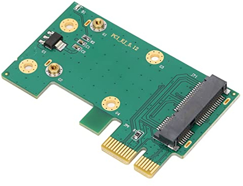 Tarjeta Adaptadora PCIE Mini PCIE a PCIE, Adaptador de Tarjeta de Red de Antena para Computadora de Escritorio, Plug and Play