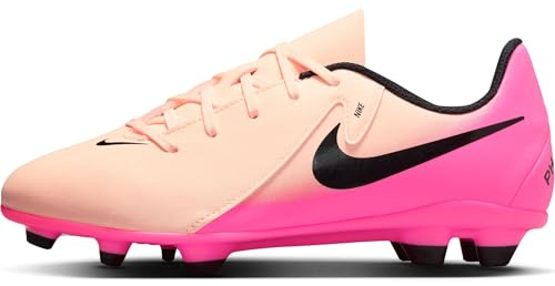 Nike FJ2600-800 Jr. Phantom GX 2 Club Uomo, Crimson Tint/Black-Pink Blast EU 34