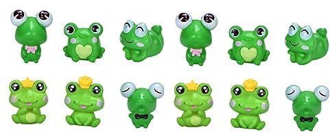 TOPBATHY 12pièces Lot de Mini-Animaux Décoratifs Plastique Variés pour Jardin Et Intérieur Ornement Créatif
