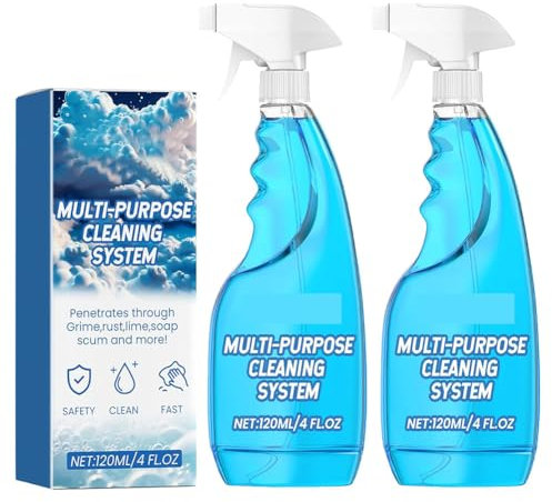Splash Spray - Splash Spray Tablets & Spray Bottle, Splash Foam Spray All Purpose Cleaner, Splash All Purpose Cleaner, Multi-Purpose Cleaner Spray For Kitchen (2, 2PCS)