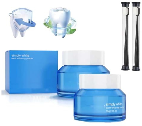 Luminoteeth - Polvere sbiancante per denti, sbiancamento magico per dentifricio, sbiancamento istantaneo e rimozione delle macchie, nessuna sensibilità, dentifricio sicuro per lo smalto (2)