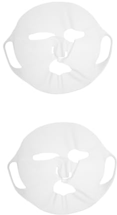 CALLARON 2 St Maskmask Återanvändbar Silikonmasköverdrag Öronkrok Masköverdrag Fuktmask Silikonansiktsmasköverdrag Bärbart Maskskydd Återanvändbart Ansiktsmaskskydd Ångmask