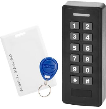 Miratic Serratura Smart Apertura Porta con Codice Lettore di Schede e Portachiavi Controllo Accessi Funzione Ospite Tastiera Retroilluminata IP20