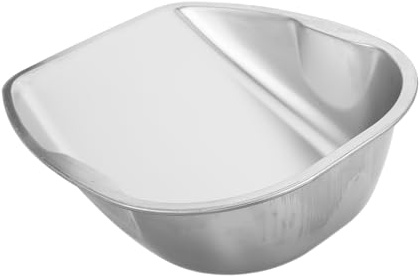 FRCOLOR Large Outdoor Dustpan Heavy Duty Ash Shovel Garden Shovel for Cleaning Stainless Steel