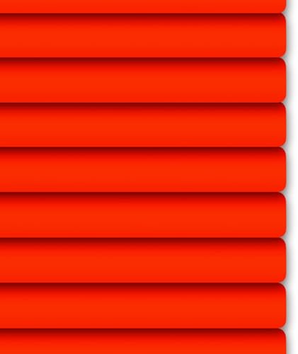 Persianas Venecianas Aluminio con Lamas 25mm, Persiana Veneciana para Ventanas, Estores Veneciana Privacidad, Cortinas Venecianas Horizontales, contra la luz y Solar(Red)