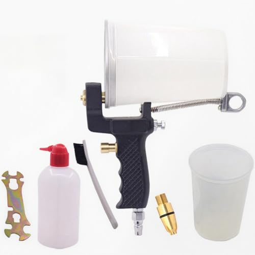 Handhållen gelcoat-sprutpistol, luftdriven gelcoat- eller hartssprutpistol for målning, koppkapacitet 1000 ml, munstyckesdiameter 3 mm, for hartser, skärmfilmer, puts, färger, bilreparationer(2mm)