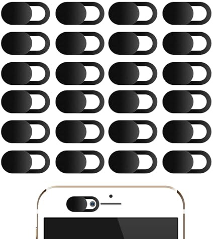 Aisikoo 24 Stück Webcam Abdeckung, Handy Kamera Abdeckung, Laptop Kamera Abdeckung – Ultradünne Kamera Abdeckung Handy & Kamera Abdeckung Laptop für Smartphone, Tablet & PC, Privatsphäre-Schutz