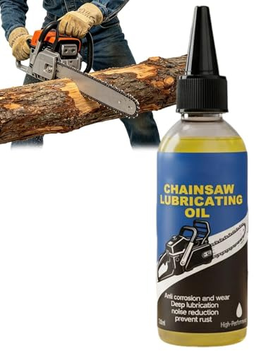 Chainsaw Chain Lubricant, 100 ml Anti-rust and Anti-Wear Protection, Lubricating Oil for Chainsaw Garden, Landscapers, Farmers Passionate Farmers, Pruning Orchard Maintenance